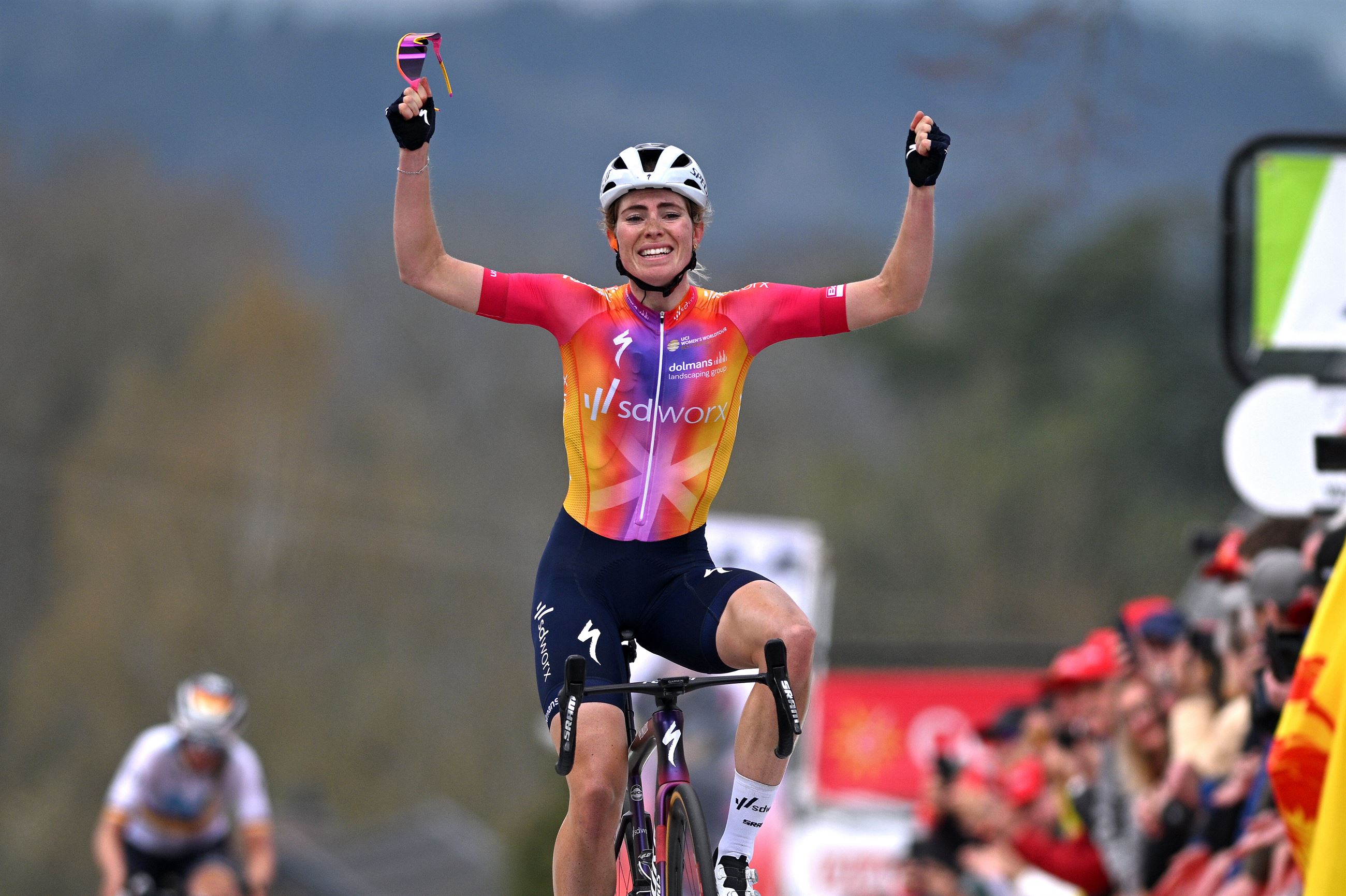 The Ardennes triple is on: Demi Vollering conquers all on La Fl&egrave;che Wallonne's Mur de Huy